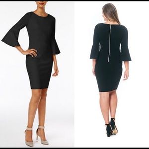 💖Calvin Klein Bell Sleeve Dress